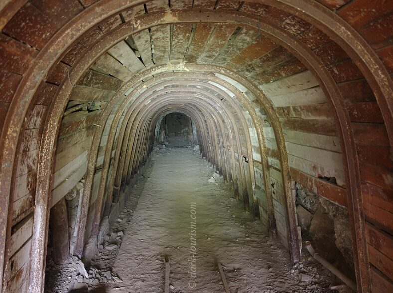 11 - inside an abandoned mine near Mitsero